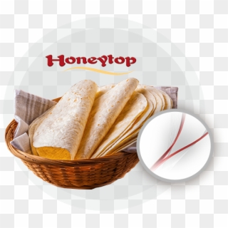 Honey Top Tortillas - Corn Tortilla Clipart