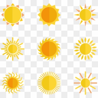Sun Icon Elements - Sun Vector Icon Clipart
