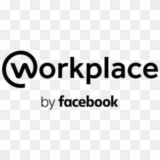Workplace From Facebook Lock Up Black Png - Workplace By Facebook Logo Clipart
