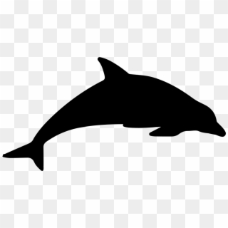Png File Svg - Animal Silhouette Dolphin Png Clipart