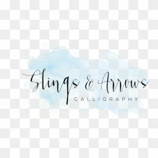 Slings And Arrows Final - Calligraphy Clipart