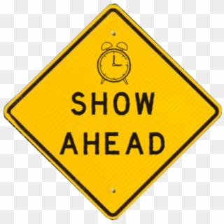 Moving The Show - Slow Trucks Sign Clipart