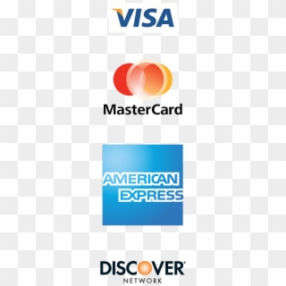 Card Networks Visa, Mastercard, American Express, And - We Accept Amex Mc Visa Discover Clipart