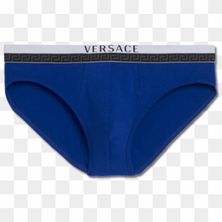 Versace Cotton Briefs With Versace Logo - Underpants Clipart