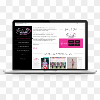 Website Design & Development For April's Vip Lularoe - Online Advertising Clipart