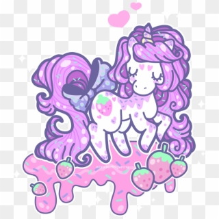 Cute Sticker - Kawaii Pastel Unicorn Art Clipart