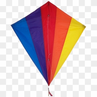 Image Of Rainbow Diamond Kite - Rainbow Kite Clipart