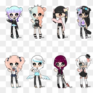 49 Images About Kawaii On We Heart It - Cute Pastel Goth Chibi Clipart