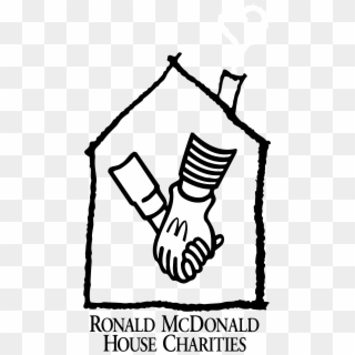 Ronald Mcdonald Logo Black And White - Non Profit Organisations Nz Clipart
