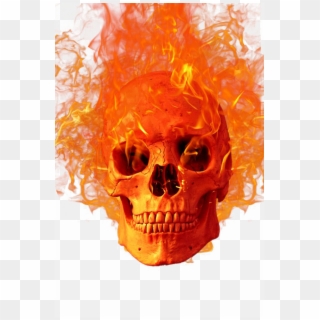 Halloween Skull Png Photo - Fire Skull Png Clipart
