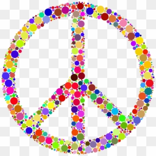 Peace Symbols Sign Hippie - Hippie Sign Clipart - Png Download