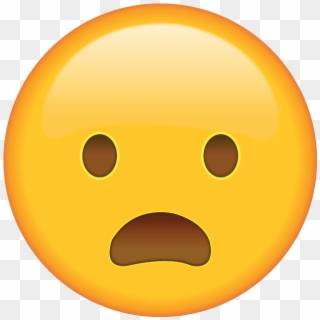 Shocked Face Emoji Png - Big Smiley Clipart
