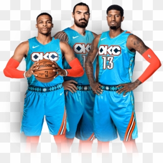 Turquoise, The Color Of Friendship In Native American - Okc City Edition Jersey 2018 Clipart