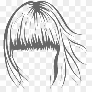Jpg Royalty Free Download Bangs Drawing Hairstyle - Hair And Beauty Clipart