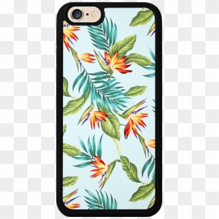 Tropical Flower Pattern Case - Mobile Phone Case Clipart