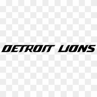 Detroit Lions - Detroit Lions Font Clipart
