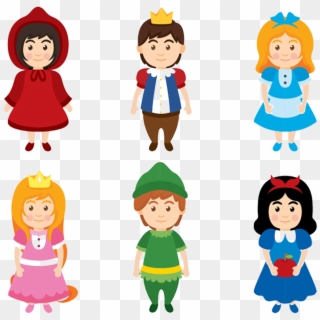 Red Riding Hood Clipart Happy Person - Little Red Riding Hood - Png Download