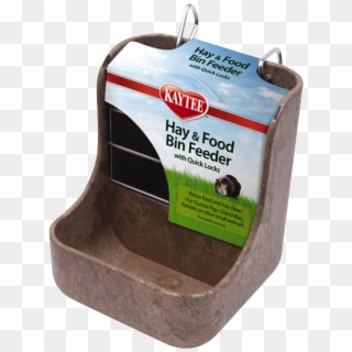Kaytee Hay & Food Bin Feeder With Quick Locks - Guinea Pig Food Holder Clipart