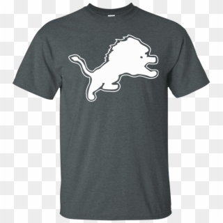 Detroit Lions Logo Football Men's T Shirt Clipart