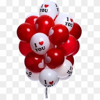 Picture Of I Love You Babe - Love You Balloon Png Clipart