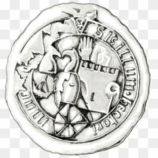 Hector Mor Maclean, 12th Chief Wax Seal From 1545 - Circle Clipart