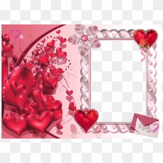 Free Png Best Stock Photos I Love You Heart Transparent - Love Photo Frame Clipart