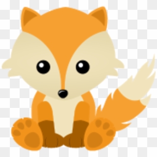 Kawaii Cute Fox Cub Cartoon - Cute Fox Clipart Transparent - Png Download
