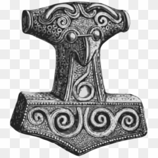 Open - Thor Hammer Norse Mythology Clipart