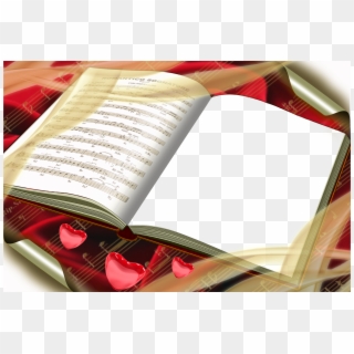 Transparent Png Book Frame Romantico Gallery Yopriceville - Book Photo Frame Png Clipart