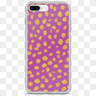 Pink Gold Dots Iphone Case - Mobile Phone Case Clipart