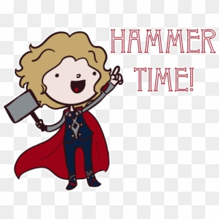 Thor Clipart Thor Helmet - Hammer Time Thor - Png Download
