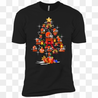 Cleveland Browns Christmas Tree Premium T-shirt - Cleveland Browns Christmas Tree Clipart