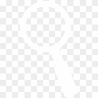 Magnifying Glass White Icon Clipart