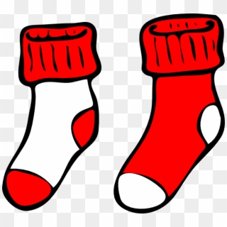 Red Socks Clipart - Socks Clipart Png Transparent Png