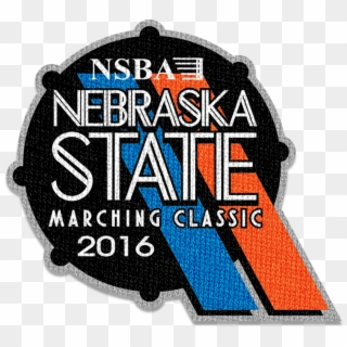 2016 Nebraska State Marching Band Championships Patch Clipart