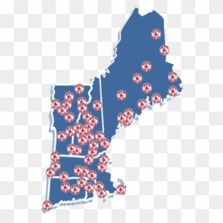 Red Sox Nation Map Clipart