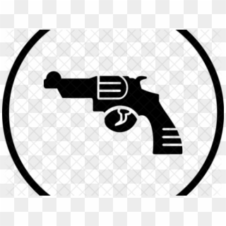 Gunshot Clipart Hand Holding Gun - Revolver - Png Download