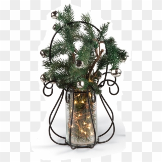 Jingle Bells Pine Sprig - Christmas Tree Clipart