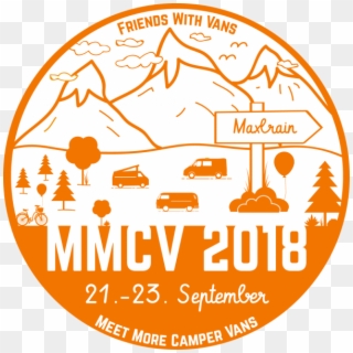 Meet More Camper Vans Festival - Circle Clipart
