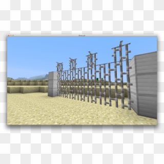 [detail] Barbed Wire Fences - Minecraft Barbed Wire Fence Clipart