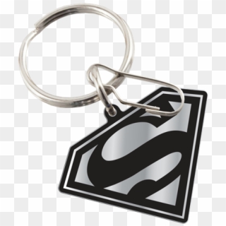 Superman™ Logo Enamel Key Chain - Keychain Clipart