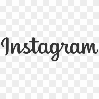 Download - Instagram Word Logo Png Clipart