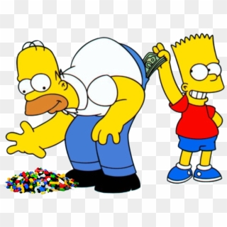 Bart Simpson Clipart Christmas - Simpson Show - Png Download