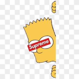 Memezasf Bart Supreme Simpsons Thesimpsons Bartsimpson - Supreme Clipart