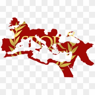 Flag Map Of The Roman Empire - Roman Empire Map Png Clipart