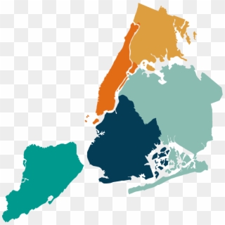 Asset 3 - New York City Map Outline Vector Clipart