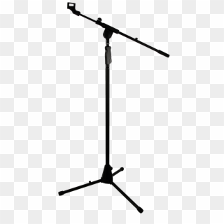 Microphone Stand Transparent Background - Transparent Microphone Stand Png Clipart