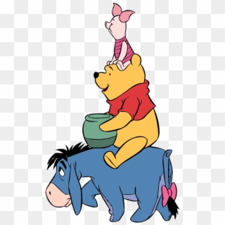 Eeyore Clip Art - Winnie The Pooh Piglet And Eeyore - Png Download