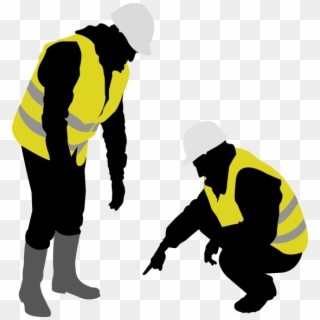 Contractor Clipart Factory Worker - Construction Worker Silhouette Png Transparent Png