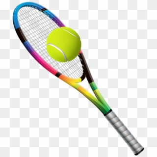 Picture Black And White Download Racket And Ball Transparent - Tennis Racket And Ball Transparent Background Clipart